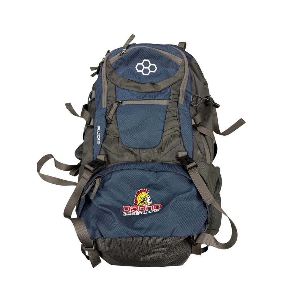 Rudis Genesis Gearpack IV Navy Wrestling Backpack Laptop Sleeve Rain Cover Logo